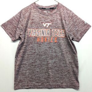 Virginia Tech Hokies Russell Athletic Youth M Maroon Heather T-Shirt Football